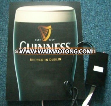 Beautiful GUINNESS el flashing poster / el advertisement